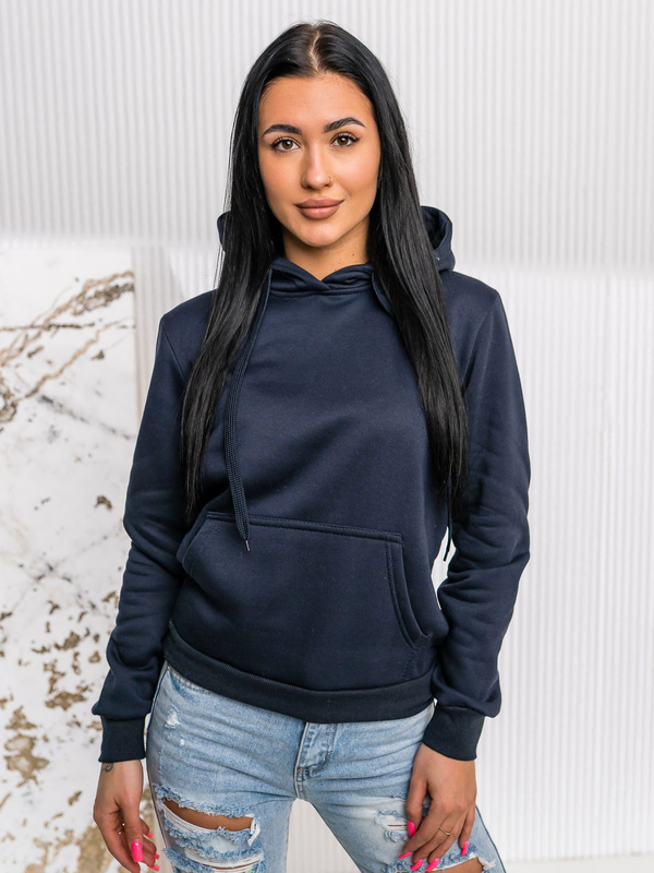 Tmavě modrá dámská mikina anorak Bolf W02A1